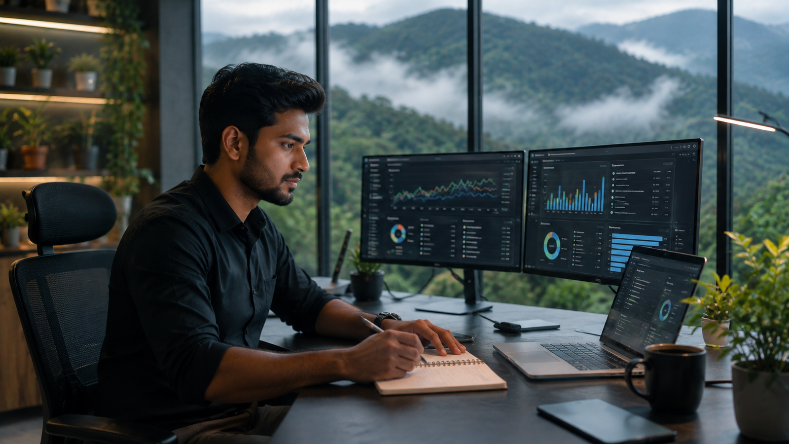 Muhammad Sinan creating a digital growth strategy for businesses in Wayanad